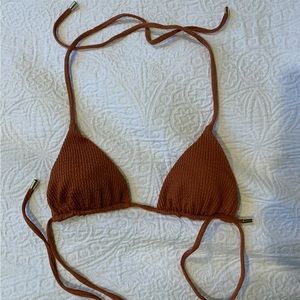 Monday Swimwear - Palma Top Clay Crinkle - Size P